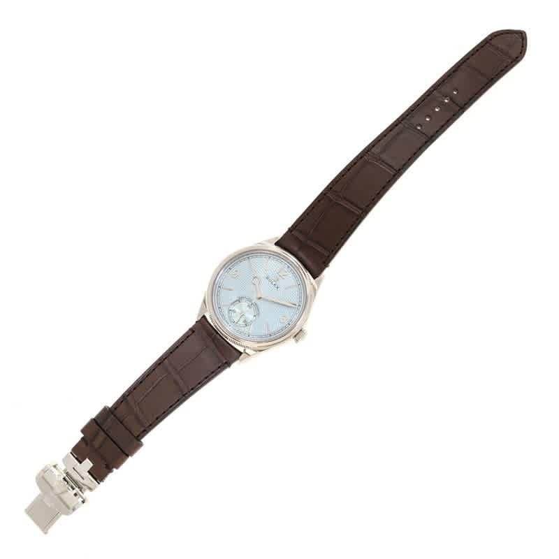 Rolex 1908 Automatic Ice Blue Guilloche Rice Motif Dial Mens Watch M52506-0002