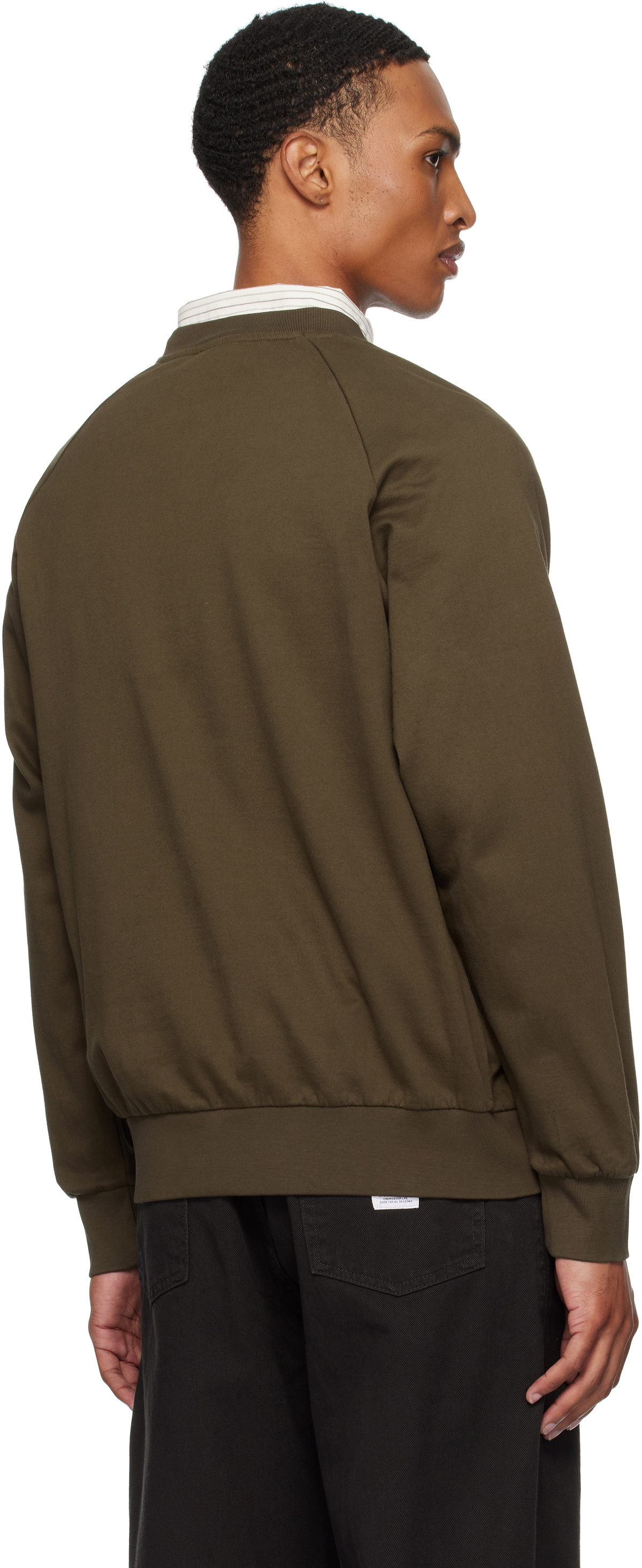NORSE PROJECTS Brown Marten Relaxed Raglan Light Sweatshirt