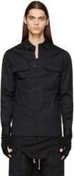 Rick Owens Black Work Shirt