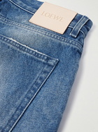 LOEWE - Paula's Ibiza Straight-Leg Distressed Denim Shorts - Neutrals