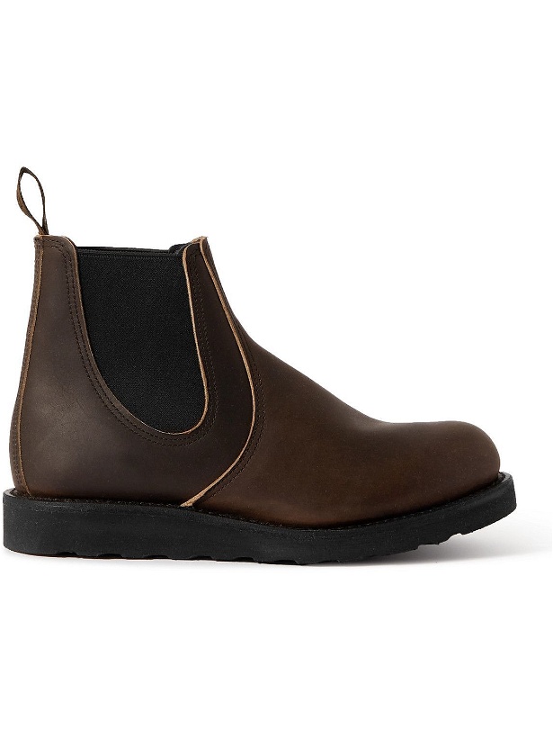 Photo: Red Wing Shoes - 3191 Leather Chelsea Boots - Brown