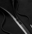 Moncler - Logo-Appliquéd Loopback Cotton-Jersey Zip-Up Hoodie - Black