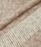 Brunello Cucinelli - Spotted alpaca wool-blend blanket