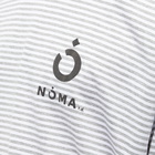 Noma t.d. Men's Long Sleeve Logo Stripe T-Shirt in Grey