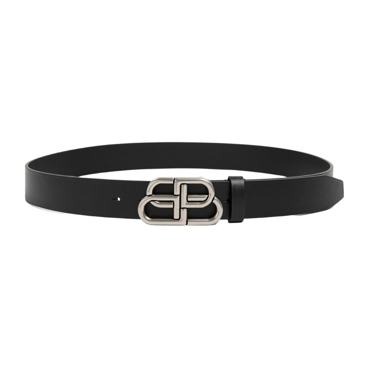 Balenciaga Black Large BB Buckle Belt Balenciaga