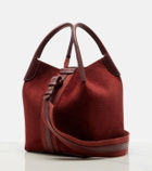 Loro Piana Bale Small leather top-handle bag