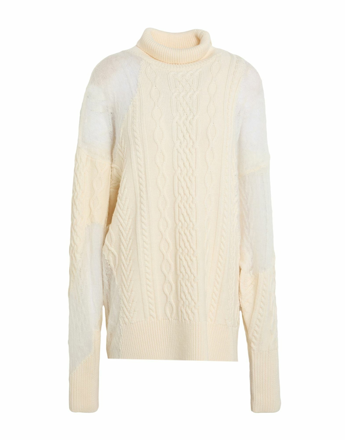 Roberto Collina Womens Turtleneck Ivory