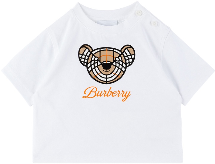 Photo: Burberry Baby White Thomas Bear T-Shirt