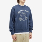 No Problemo Men's Hard Feelings Crew Sweatshirt in Navy