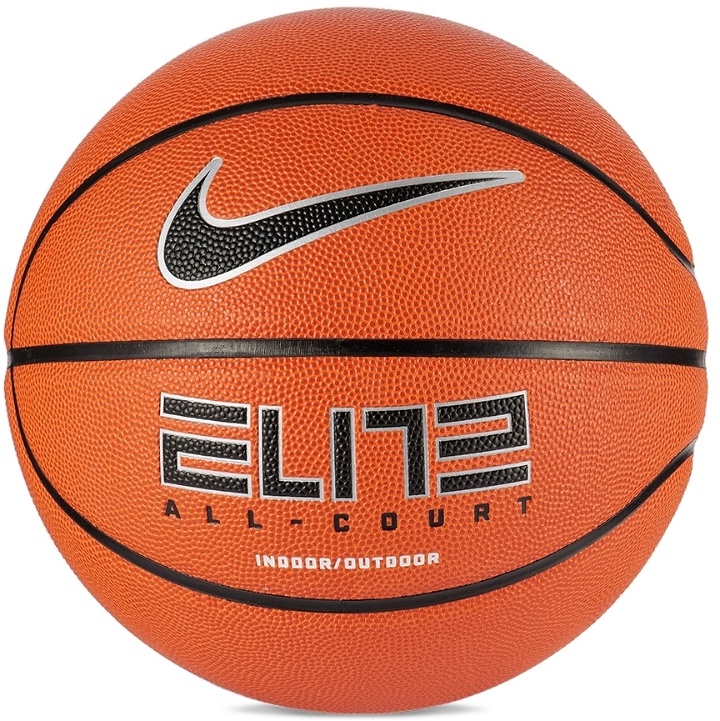 Photo: Nike Orange Elite Tournament 8P 2.0 Indoor Basketball