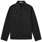 Norse Projects Men's Tyge Broken Twill Chore Jacket in Black