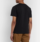 Saturdays NYC - Foam Grid Logo-Print Cotton-Jersey T-Shirt - Black