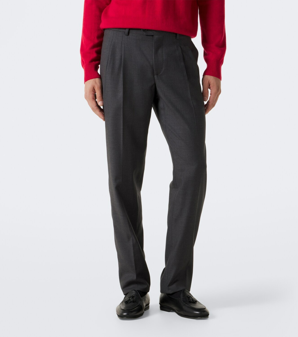 Rubinacci Virgin wool straight pants