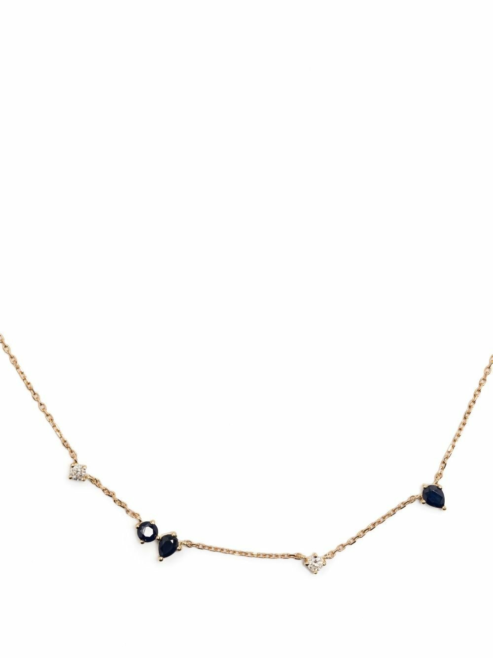 Adina Reyter 14K Yellow Gold Premier Amigos Sapphire And Diamond Necklace