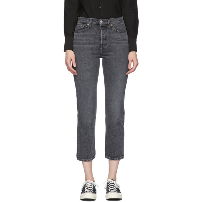 Levis Black Wedgie Straight Jeans Levis