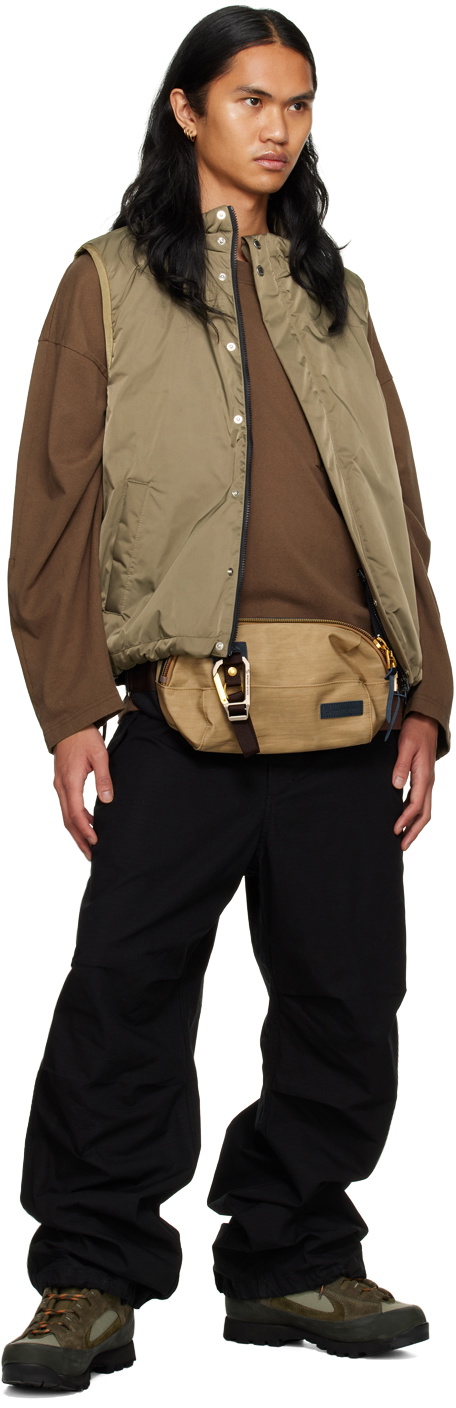 master-piece Beige Link Pouch