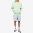 Stone Island Men's Marina Plated Dyed Popover Hoody in Light Green