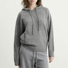 Nothing Written Women's Casta Knit Hoodie Sweater in Gray