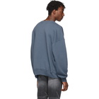 Amiri Blue College Logo Sweatshirt