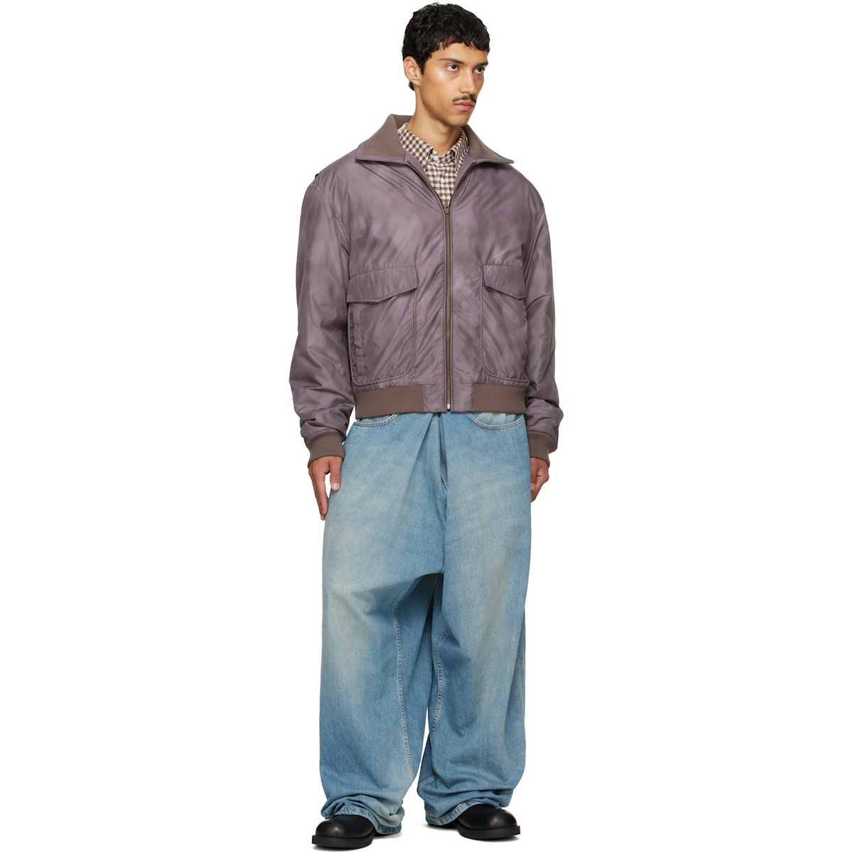 Maison Margiela Blue Wrap Jeans