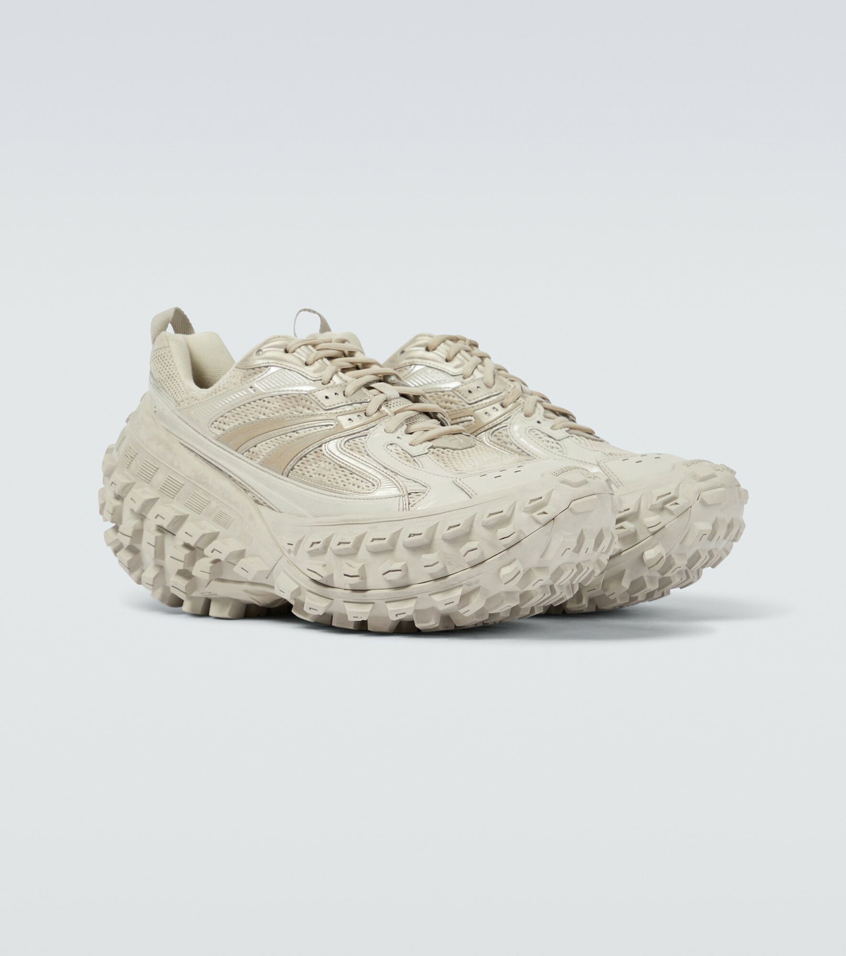 直営店*BALENCIAGA*DEFENDER TRAINERS Balenciaga Defender Sneaker Beige & Black Drop | Hypebae