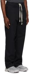 Mr. Saturday Black Twill 'Good Luck' Trousers