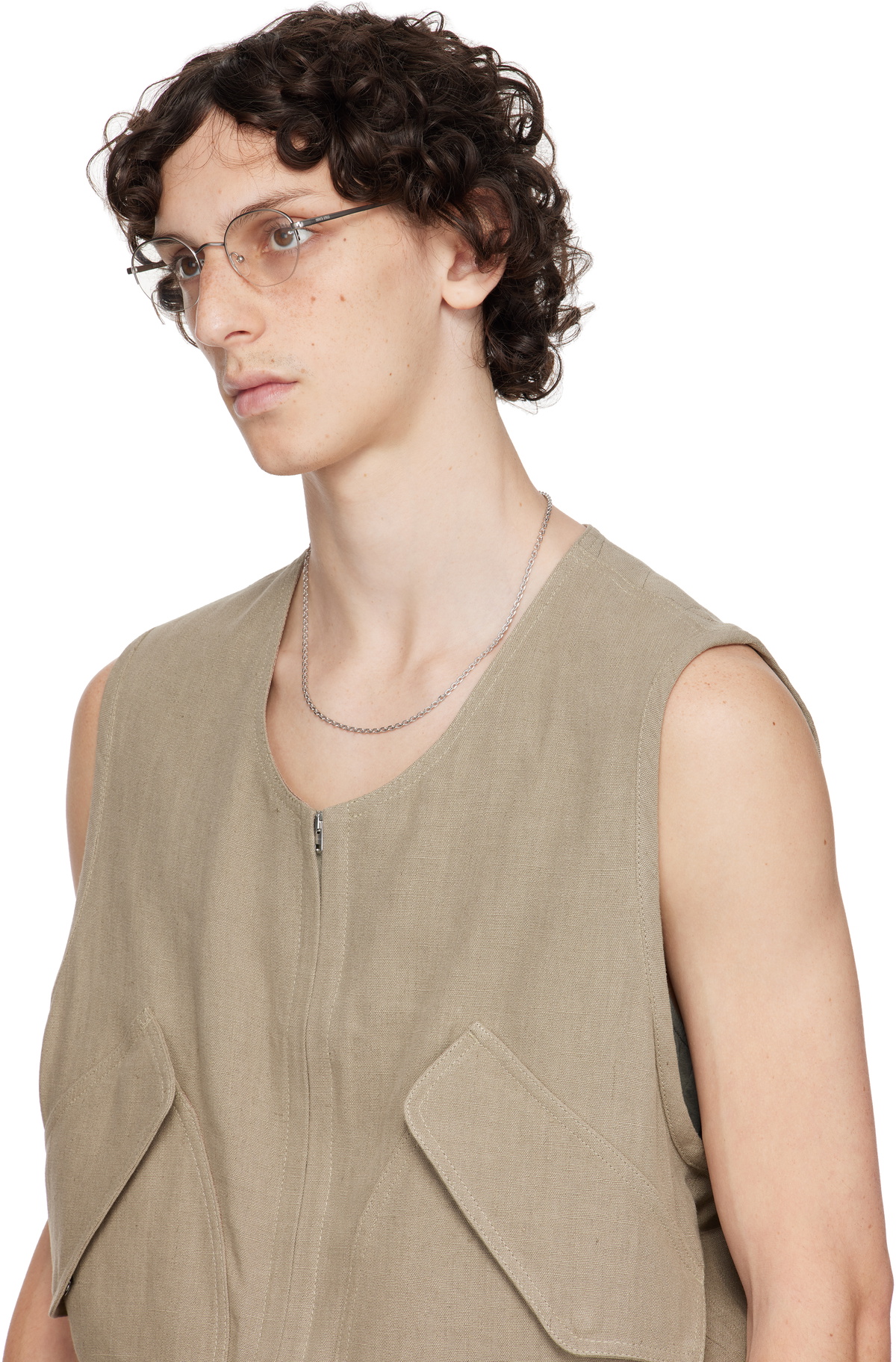 OUR LEGACY WORK SHOP Emporio Armani Silver Falco Sunglasses Our Legacy