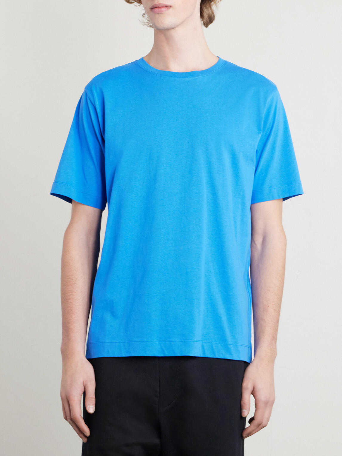 Dries Van Noten - Cotton-Jersey T-Shirt - Blue