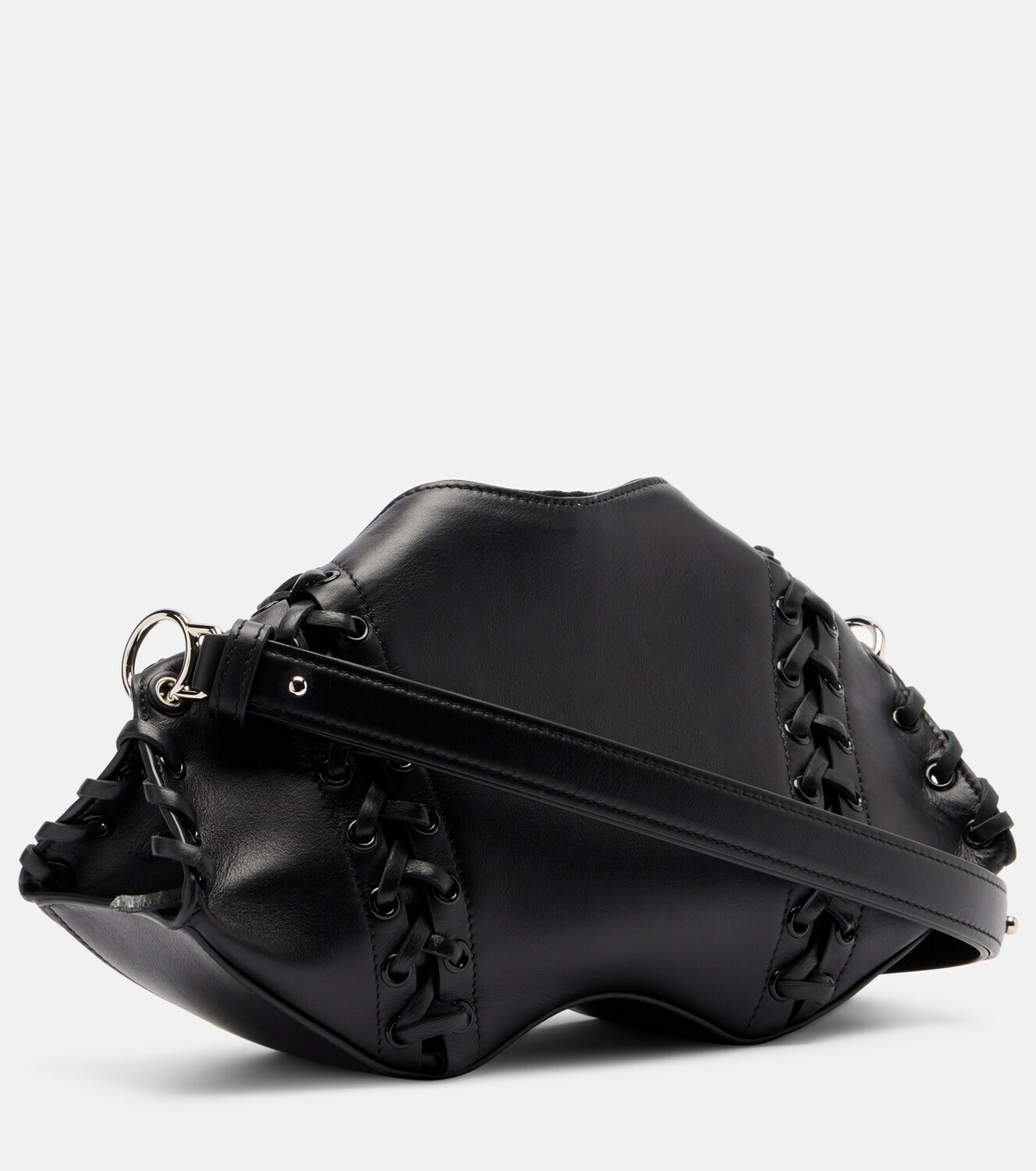 McQueen Manta Small leather shoulder bag