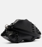 McQueen Manta Small leather shoulder bag