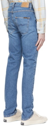 Nudie Jeans Blue Grim Tim Straight-Leg Jeans