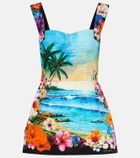 Dolce&Gabbana Printed cotton minidress