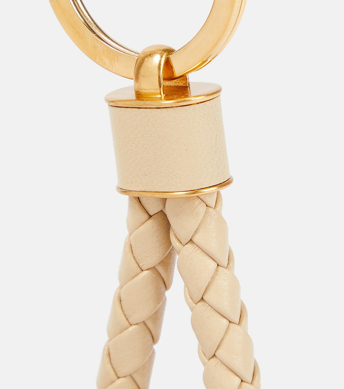 Bottega Veneta - Intreccio leather keychain