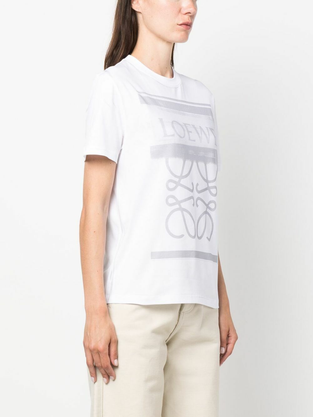 LOEWE - Anagram Print Cotton T-shirt Loewe