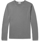 Sunspel - Sea Island Cotton Sweater - Men - Gray green
