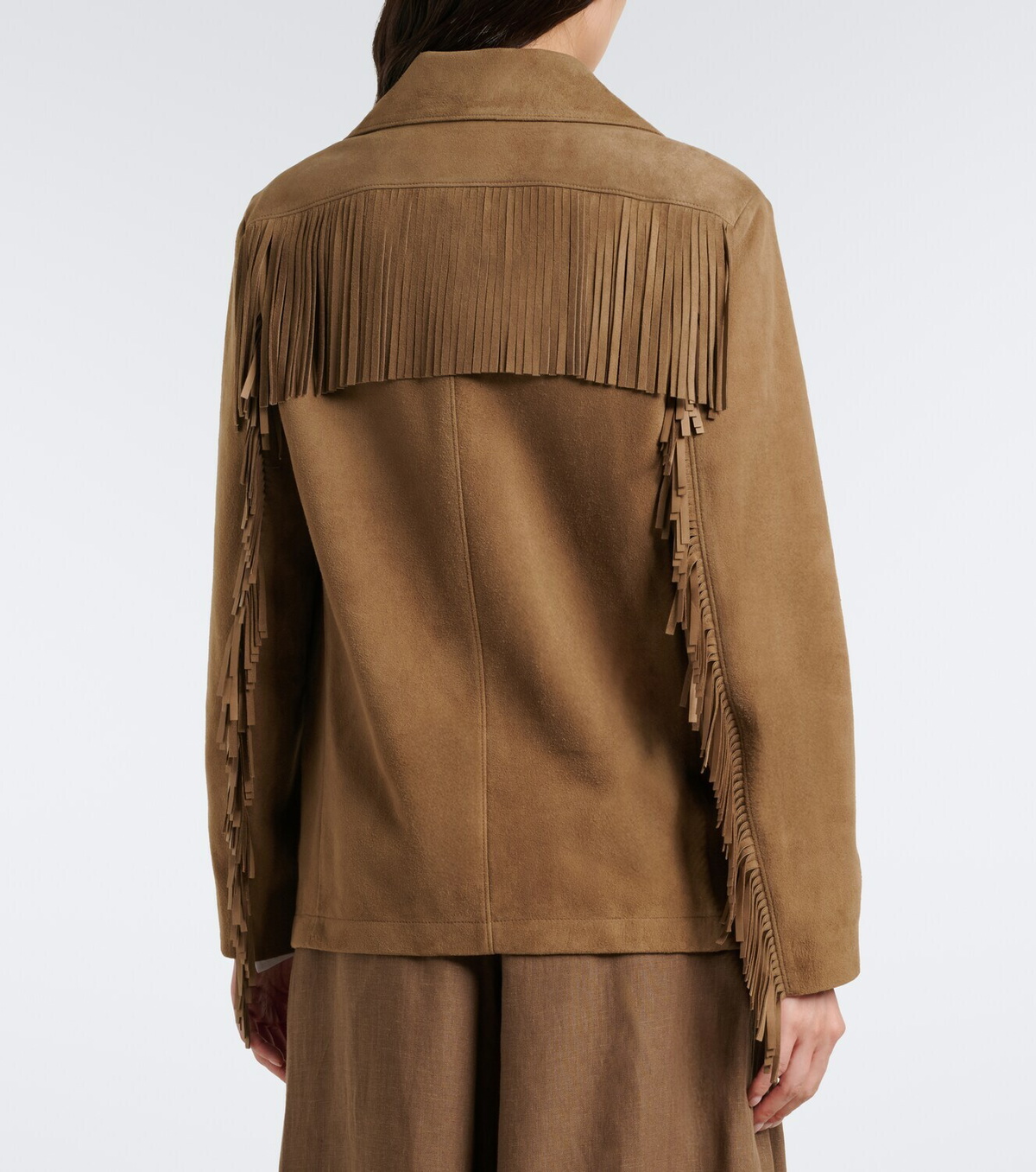 Ralph Lauren Collection Perce fringed suede jacket