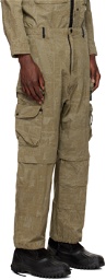 NEMEN® Khaki Java Multipocket Parachute Cargo Pants
