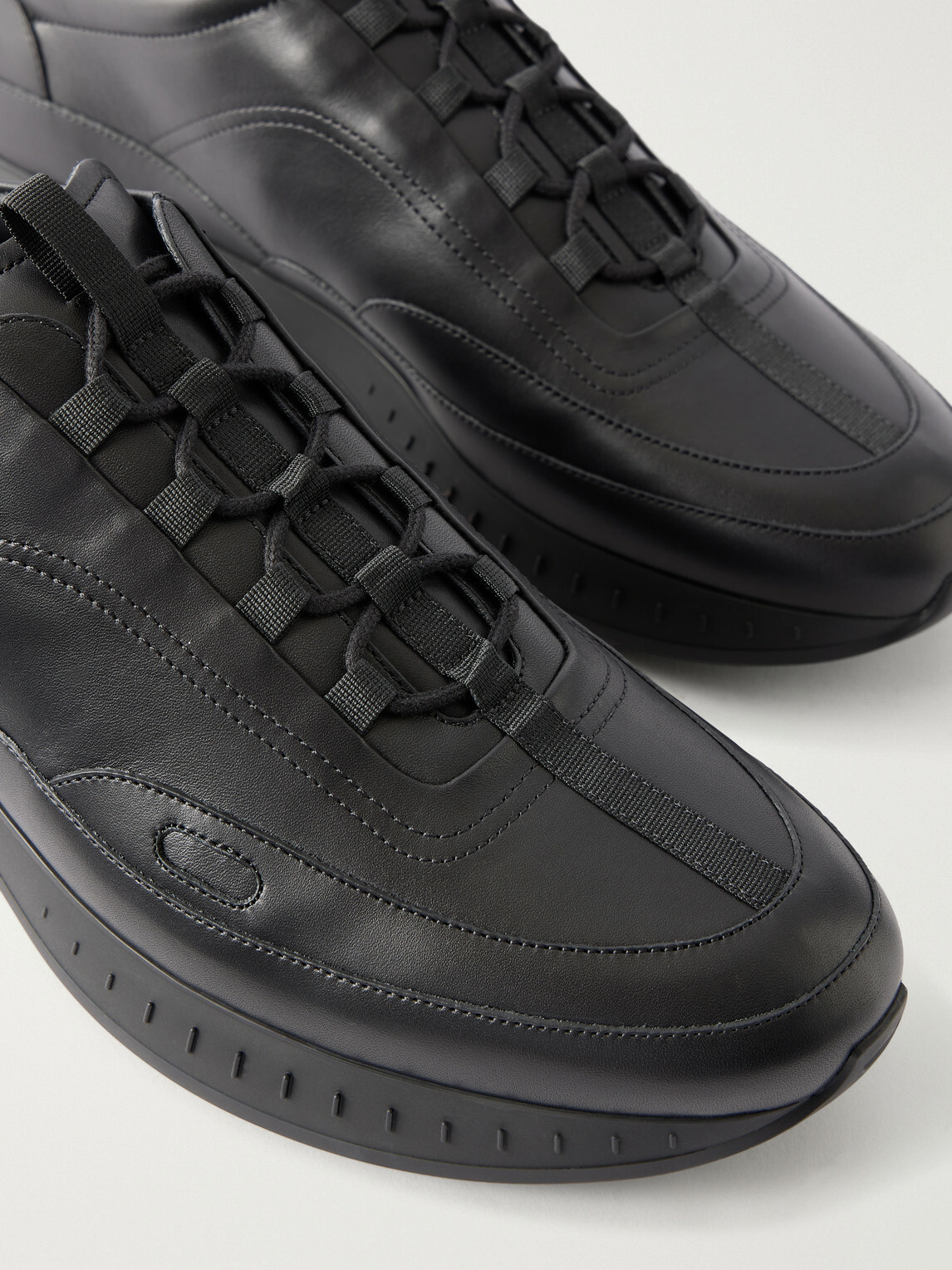 John Lobb - Stream Leather Sneakers - Black
