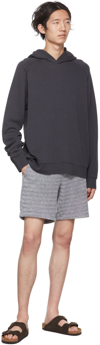 Vince Black Popover Hoodie