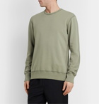 Reigning Champ - Slim-Fit Loopback Cotton-Jersey Sweatshirt - Green