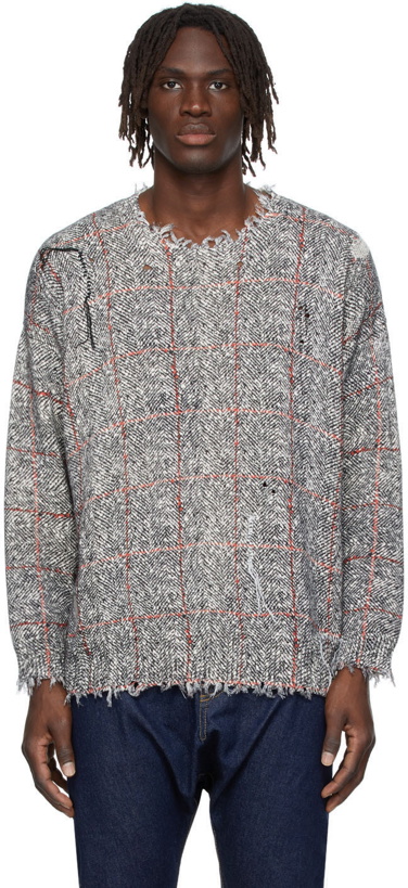 Photo: R13 Printed Tweed Sweater