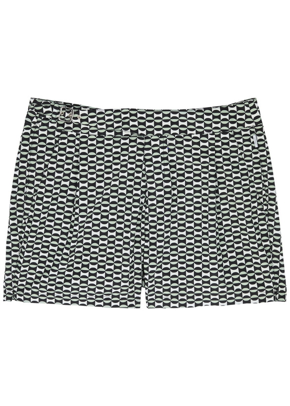 Photo: Gusari The London Printed Shell Swim Shorts Black