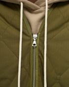 John Elliott Paneled Deck Jacket Liner Vest Green - Mens - Vests