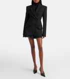 Sportmax Ghiera belted virgin wool shorts