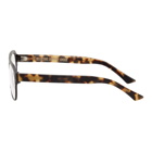 Cutler And Gross Black and Tortoiseshell Matte 1365-03 Glasses