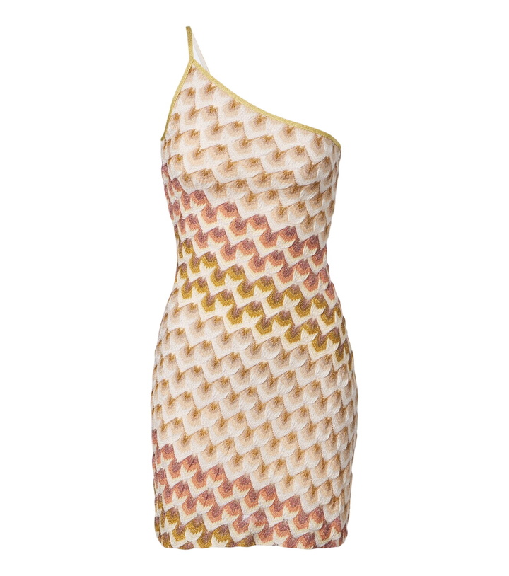 Photo: Missoni One-shoulder lamé minidress