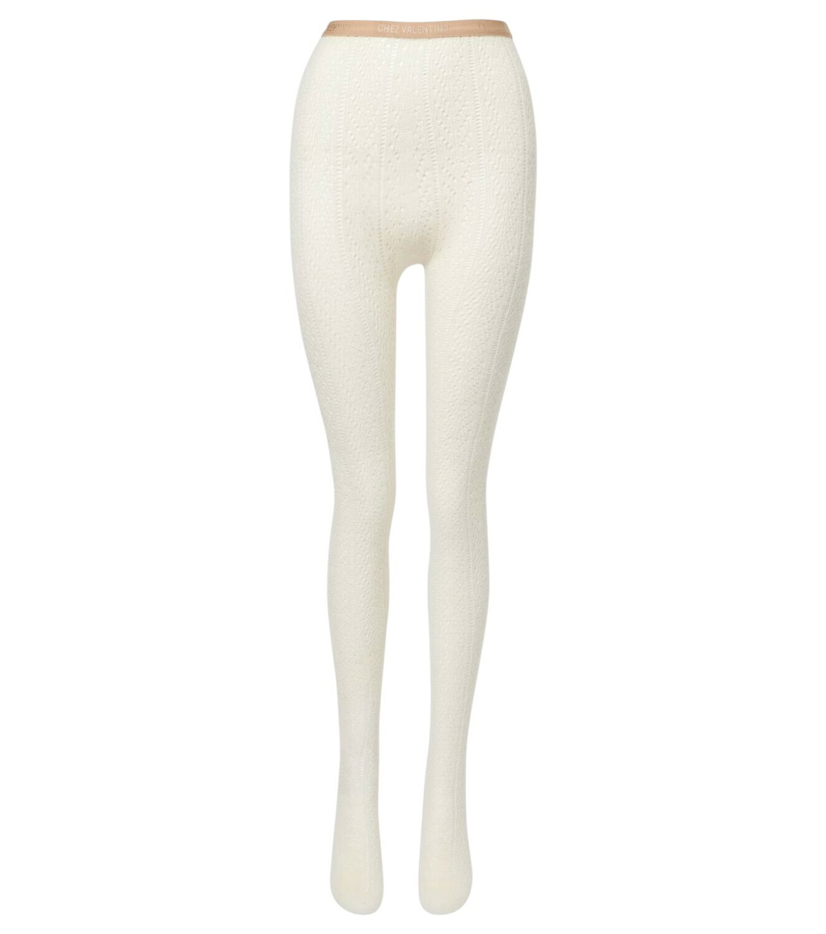 タイツ・ソックス VALENTINO CREAM STRETCH LACE SOCKS タイツ・ソックス VALENTINO CREAM STRETCH LACE SOCKS