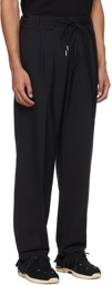 sacai Black Creased Trousers