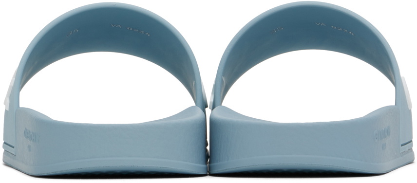 Givenchy Blue Slide Flat Pool Slides