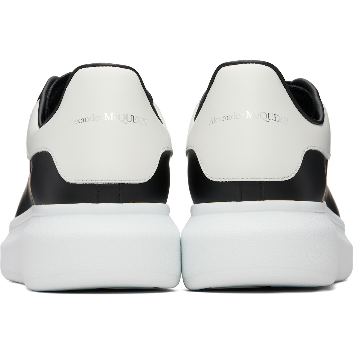 McQueen Black & White Oversized Sneakers